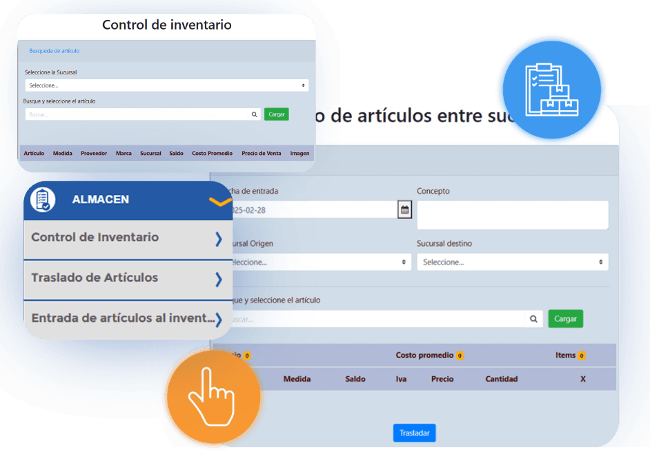 Permite un control total de inventarios