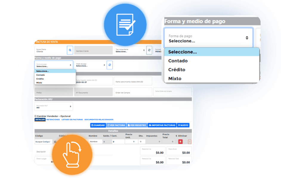 Ventas al contado y a crédito